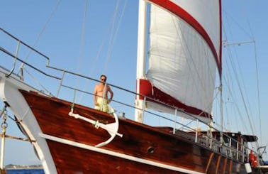 'Latife Sultan' Crewed Gulet Sailing Charter from Milazzo, Italy