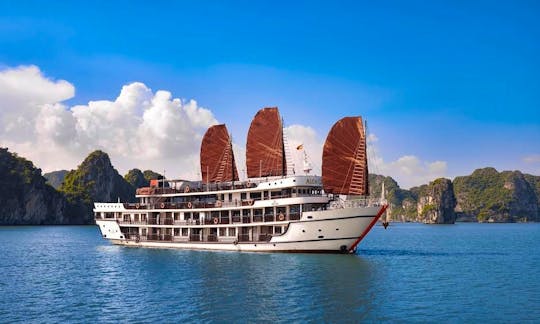 Amazing 2 Days Cruise on a Power Mega Yacht in Quốc Tử Giám, Vietnam