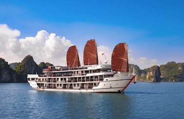 Amazing 2 Days Cruise on a Power Mega Yacht in Quốc Tử Giám, Vietnam