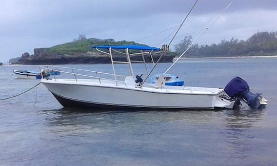 Half day fishing trip in Watamu, Kenya on a Center Console