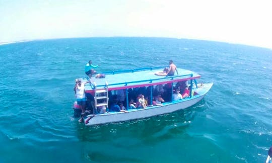 Sea Excursion in Watamu, Kenya on a Passenger Boat