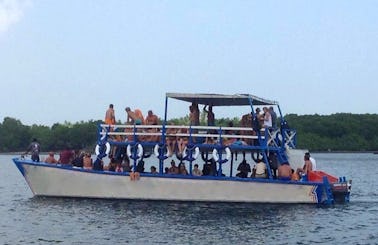 Glass Bottom Boat Charter in Watamu, Kenya for up to 160 people