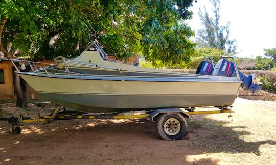 Rent a Twin Powered Boat in Inhassoro, Mozambique