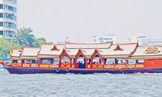 Classic Thai River boat tour for up to 50 people in Bangkok, Thailand