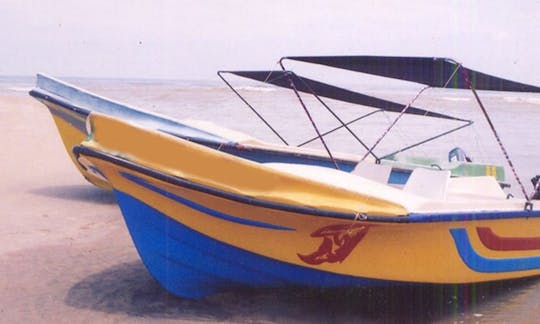 Rent a Powerboat with 15 hp Outboard Engine in Negombo, Sri Lanka