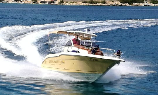 27' Sun Sport 845 Motor Yacht Rental in Trogir, Split, Croatia