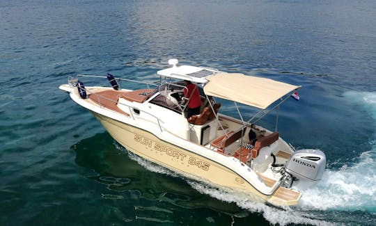 27' Sun Sport 845 Motor Yacht Rental in Trogir, Split, Croatia