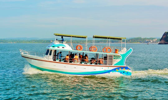 Cruise around Mirissa, Sri Lanka with this boat tour