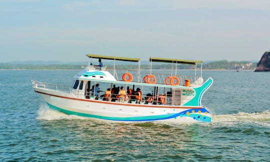 Cruise around Mirissa, Sri Lanka with this boat tour