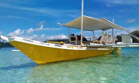 Book a Traditional Boat in Coron, Philippines for your next Island adventure