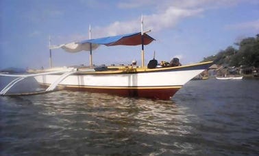 Charter Sa Dios Umasa Traditional Boat in Paracale, Bicol For 20 Pax
