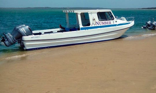 Enjoy Fishing in Maputo, Mozambique on Number 1 Cuddy Cabin