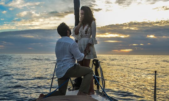 Enjoy a small group Sunset Sailing Cruise in Cabo San Lucas