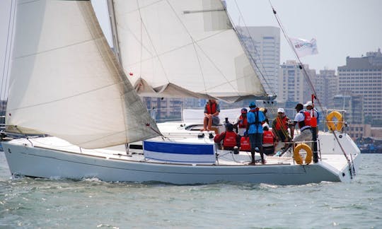 Beneteau First 34.7 in Mumbai Harbour