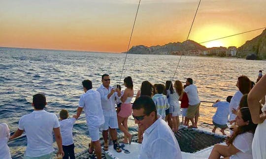 All-Inclusive Sunset Cruise for Up to 45 Guests in Cabo San Lucas