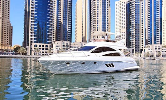 19 Pax - 850 AED per hour on this 55ft Motor Yacht in Dubai