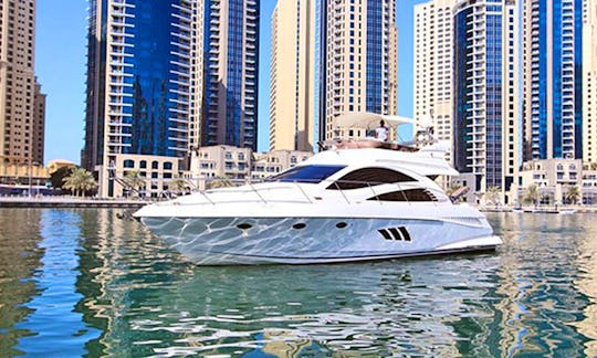 19 Pax - 850 AED per hour on this 55ft Motor Yacht in Dubai