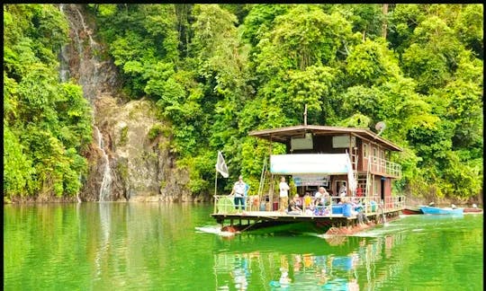 See Wildlife and Waterfalls on a Houseboat Charter in Malaysia