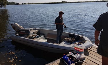 Aproveite a pesca em Lephalale, África do Sul, em um barco Jon