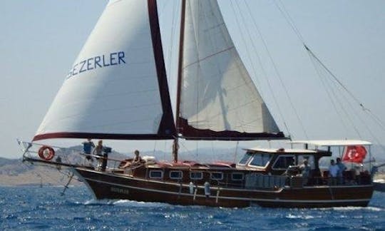 Alugue um gulet para 12 pessoas em Muğla, Turquia, para passear