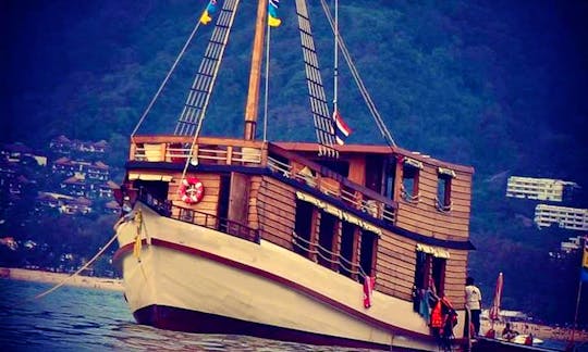 60' Custom Wooden Yacht Charter in Phuket