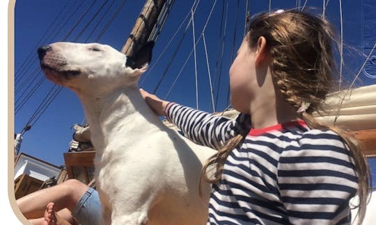 Historical 98' Schooner Hoppet 1926 All Inclusive Service in Baltic Sea Islands