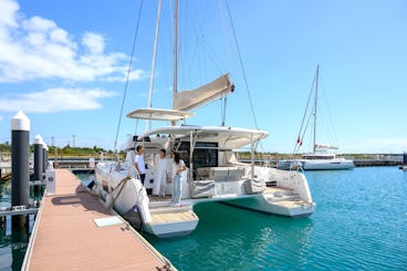 Croisière d'une journée à Okinawa sur une location de catamaran de luxe !