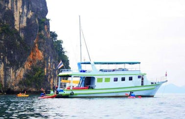Fun and Exciting James Bond Island and Phiphi Bamboo Boat Tours