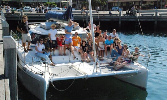 Sydney Harbour Charter on Beautiful Sailing Catamaran