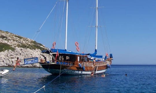 Charter 66' Karaarslan-3 Gulet in Datca, Mugla