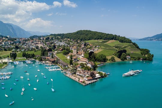 Luxurious pontoon in Interlaken with private captain  (Thun/Interlaken/Jungfrau)