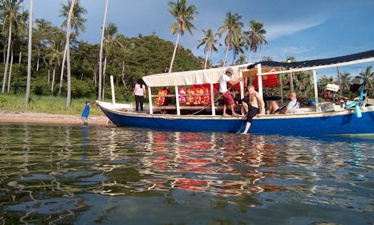 Charter 49' Khmer Passenger Boat in Krong Kaeb, Cambodia