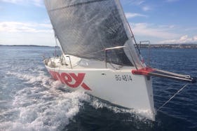 Charter a racing sailboat for you and 8 friends in Zadar, Croatia
