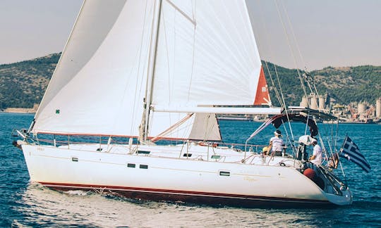 Beneteau Oceanis Clipper 411 Sailing! Discover amazing Sporades islands