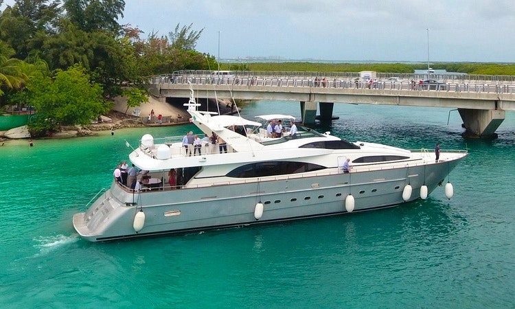 Charter The 100ft Azimut Power Mega Yacht In Cancun Quintana Roo Getmyboat