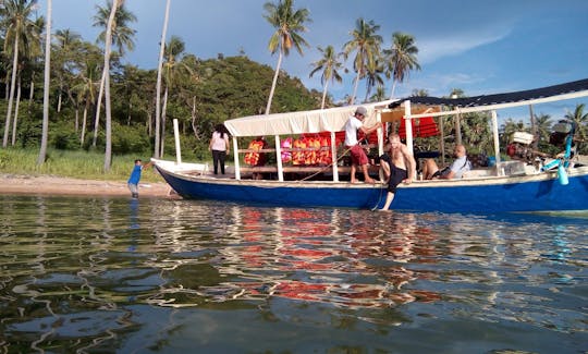 Charter 49' Khmer Passenger Boat in Krong Kaeb, Cambodia