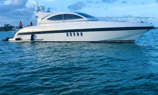 72' Mangusta YCM. Exclusive Opportunity to Charter a Celebrities Luxury Yacht.