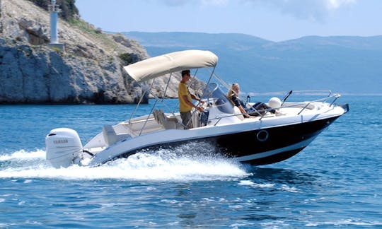 Rent 20' Sessa Marine Key Largo 20 Cuddy Cabin in Rabac, Croatia