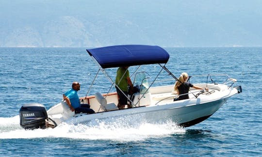 Rent 18' Sessa Marine Key Largo 19 Center Console in Rabac, Croatia