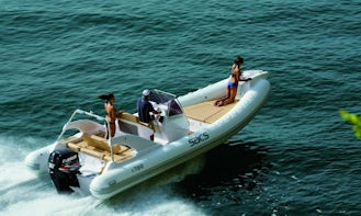 Rent 25' SACS Rigid Inflatable Boat in Marciana Marina, Italy