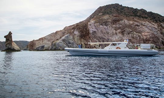 49' Volcano Rigid Inflatable Boat available for charter in Adamas, Greece