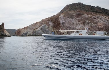 49' Volcano Rigid Inflatable Boat available for charter in Adamas, Greece