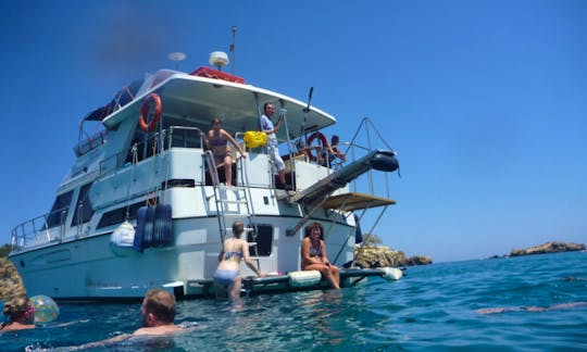 Charter a Motor Yacht in Crete, Greece