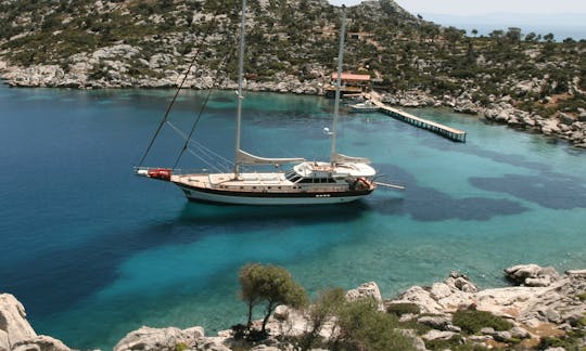 Alquila una goleta Serenity de 86' en Göcek, Turquía