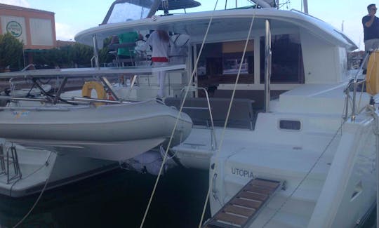 Charter a 39' Lagoon Cruising Catamaran In Rodos, Greece