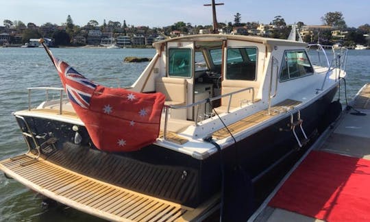 Charter MV Salute Motor Yacht on Sydney Harbour