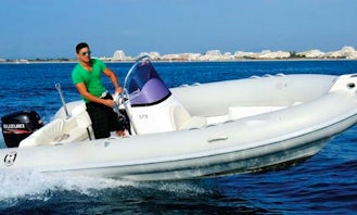 Explore Agde, France on this RIB for 6 person