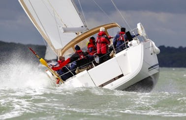 Fully Equipped 12 Person Dufour 450 Sailboat for Charter in Gosport, England