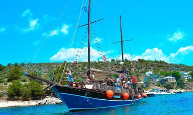 Charter 62' Agios Sostis II Gulet in Limenaria, Greece