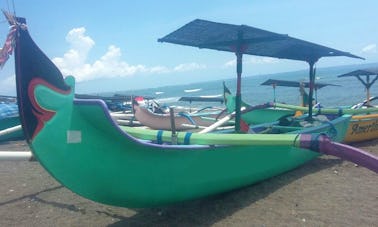 Check out the water of Mengwi, Bali by boat